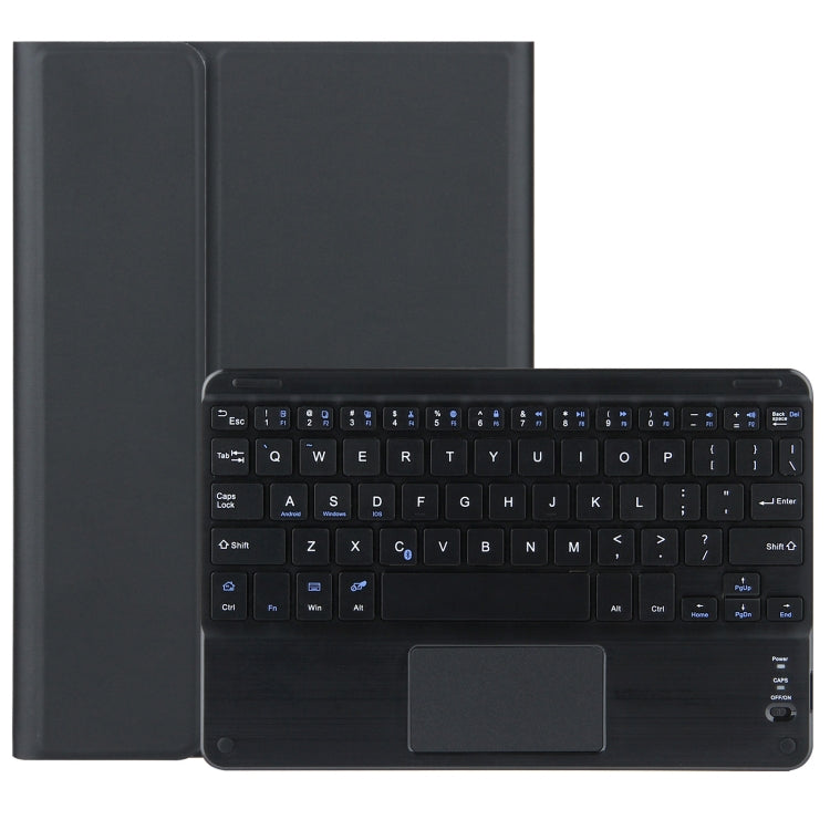 DY-P10-C 2 in 1 Removable Bluetooth Keyboard + Protective Leather Tablet Case with Touchpad & Holder for Lenovo Tab P10 10.1 inch