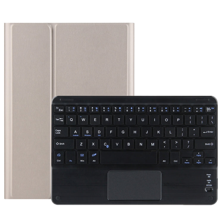 DY-P10-C 2 in 1 Removable Bluetooth Keyboard + Protective Leather Tablet Case with Touchpad & Holder for Lenovo Tab P10 10.1 inch