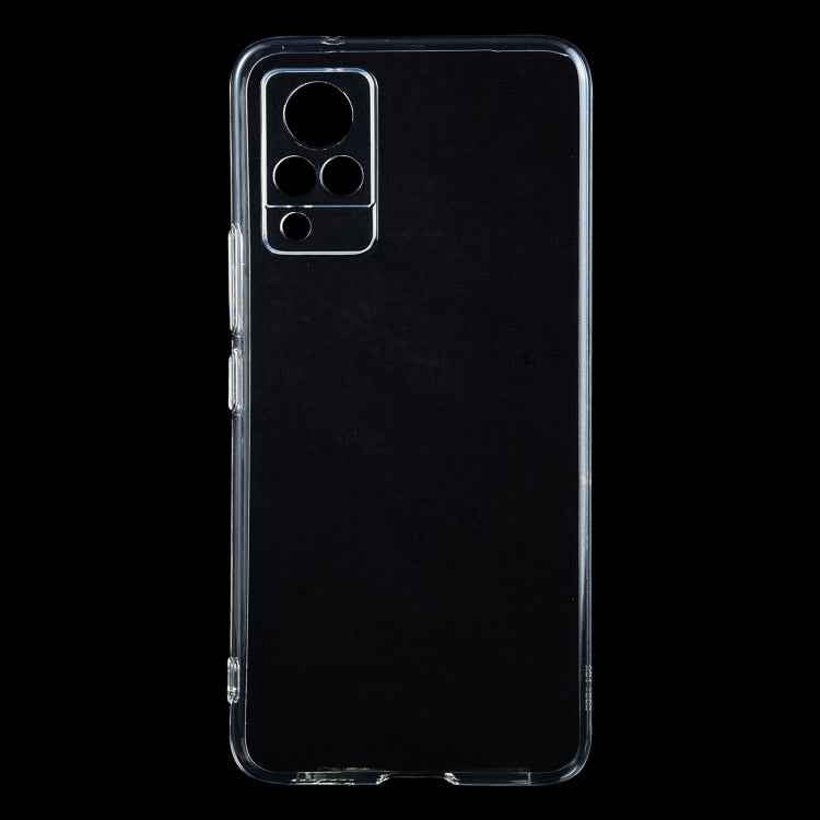 For vivo V21 0.75mm Ultra-thin Transparent TPU Soft Protective Case