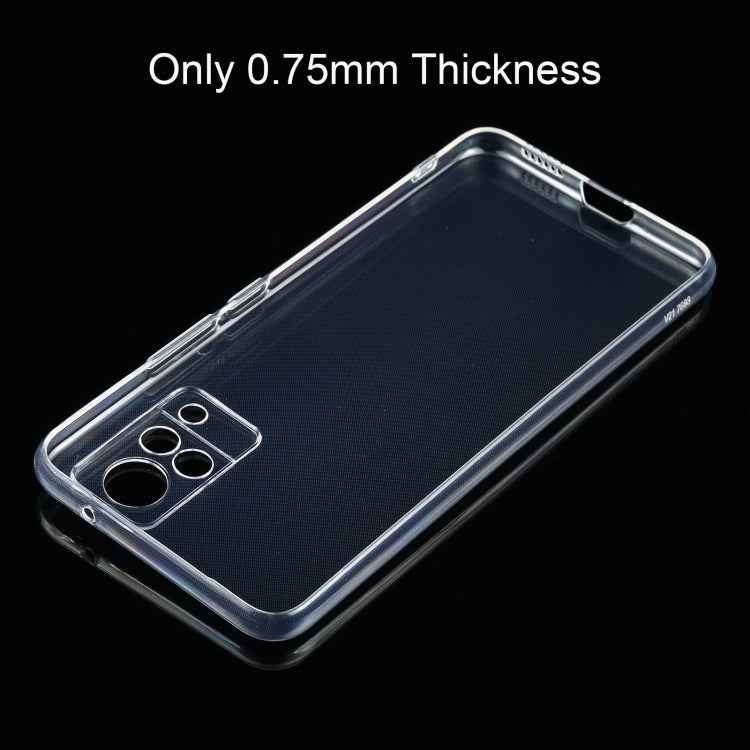 For vivo V21 0.75mm Ultra-thin Transparent TPU Soft Protective Case