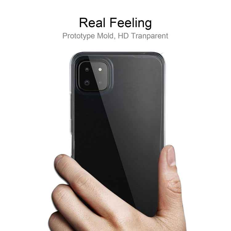 For Samsung Galaxy A22 5G 0.75mm Ultra-thin Transparent TPU Soft Protective Case