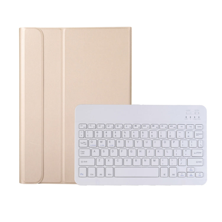 AK10 2 in 1 Detachable Bluetooth Keyboard + Lambskin Texture TPU Protective Leather Tablet Case with Holder for Lenovo Qitian K10 TB-X6C6X, AK10