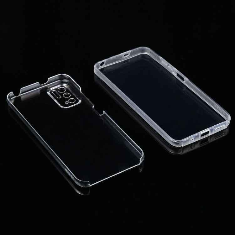 For Xiaomi Redmi Note 10 5G PC+TPU Ultra-Thin Double-Sided All-Inclusive Transparent Case