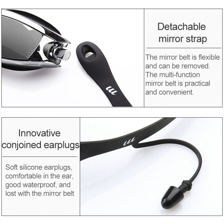 High-definition Waterproof Fogproof Swimming Goggles with Swimming Cap, Swimming Goggles with Cap (Black), Swimming Goggles with Cap (Black Plating), Swimming Goggles with Cap (Pink), Swimming Goggles with Cap (Blue), Swimming Goggles with Cap (Silver)