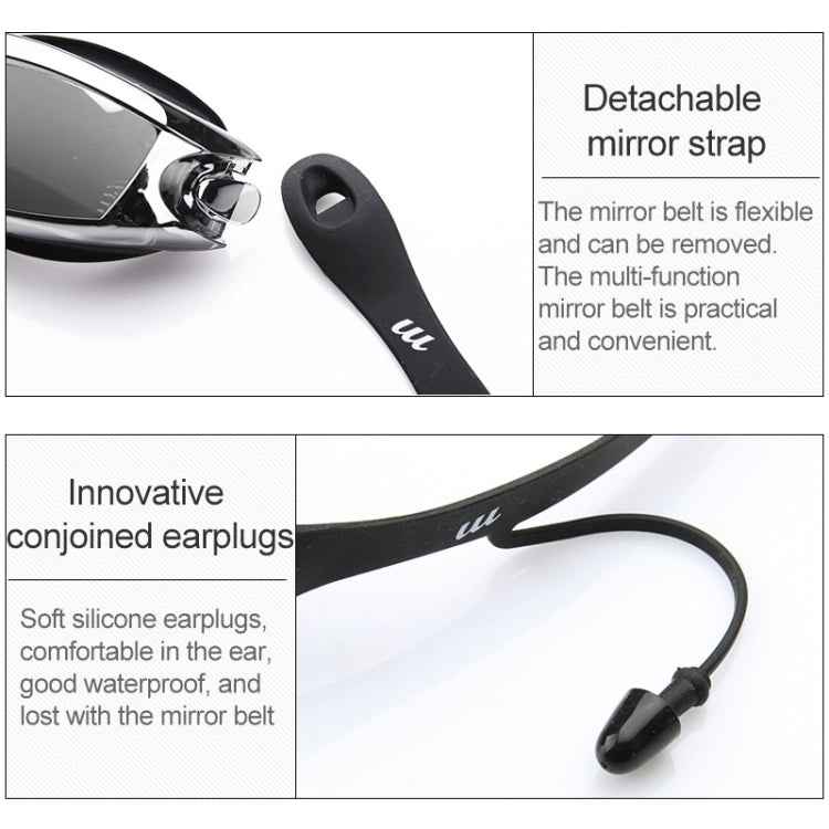 High-definition Waterproof Fogproof Swimming Goggles with Swimming Cap, Swimming Goggles with Cap (Black), Swimming Goggles with Cap (Black Plating), Swimming Goggles with Cap (Pink), Swimming Goggles with Cap (Blue), Swimming Goggles with Cap (Silver)