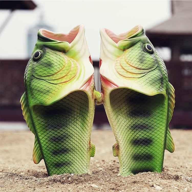 Fish Style EVA Material Summer Beach Sandals Simulation Fish Beach Slippers for Children and Women, Size: 36#