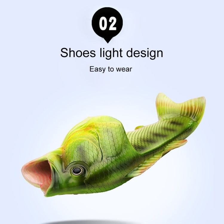 Fish Style EVA Material Summer Beach Sandals Simulation Fish Beach Slippers for Children and Women, Size: 37#