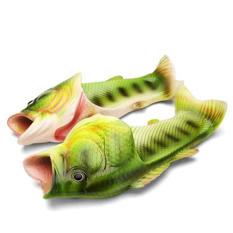 Fish Style EVA Material Summer Beach Sandals Simulation Fish Beach Slippers for Men and Women, Size: 38#