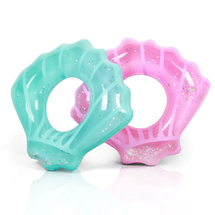 Shell Shape Inflatable Swimming Ring Lifesaving Ring Axillary Ring, Size: L,100x110cm, Size: 100x110cm (Pink), Size: 100x110cm(Blue)