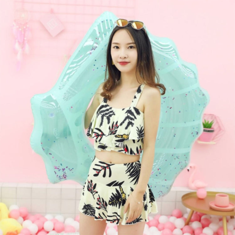 Shell Shape Inflatable Swimming Ring Lifesaving Ring Axillary Ring, Size: L,100x110cm, Size: 100x110cm (Pink), Size: 100x110cm(Blue)