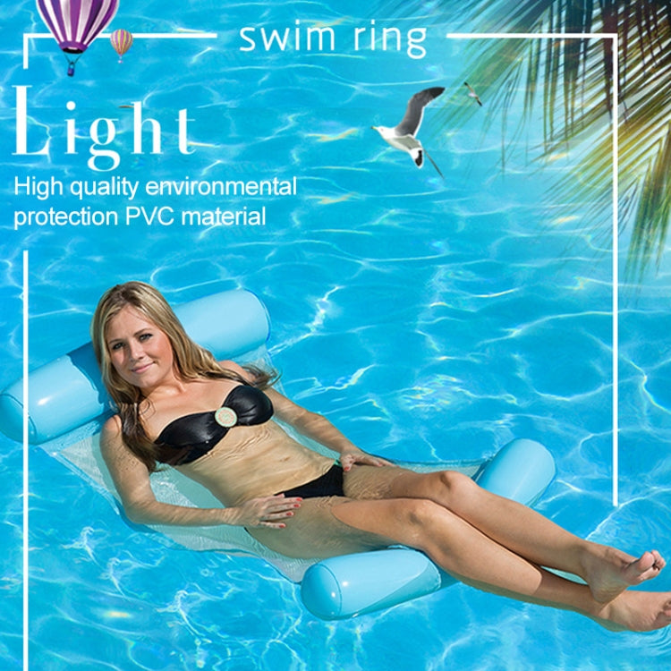 Foldable Double-purpose Backrest Float Hammock with Net, Size: 130x73cm, Size: 130x73cm (Yellow), Size: 130x73cm (Orange), Size: 130x73cm (Pink), Size: 130x73cm (Blue), Size: 130x73cm (Red), Size: 130x73cm (Sapphire Blue)