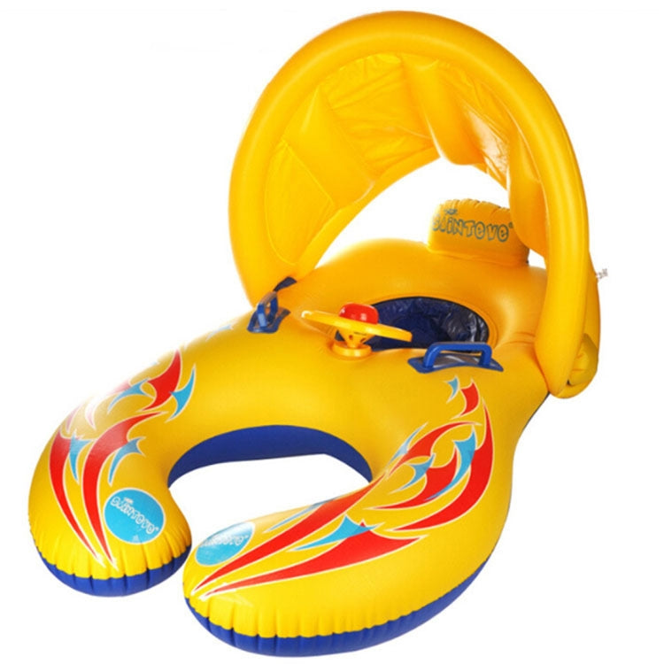 Water Fun Children Sunshade Swimming Circle Yacht, Size: 100x70cm