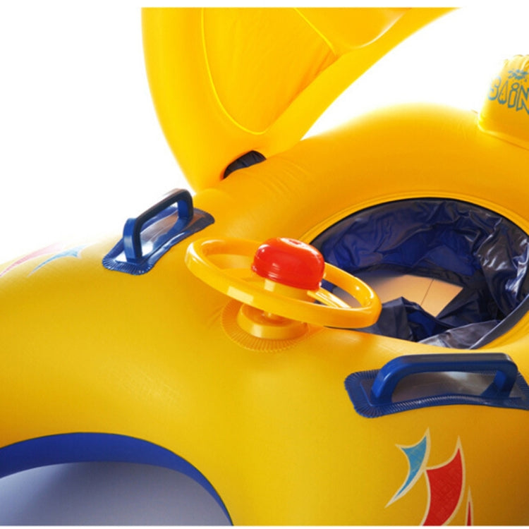 Water Fun Children Sunshade Swimming Circle Yacht, Size: 100x70cm
