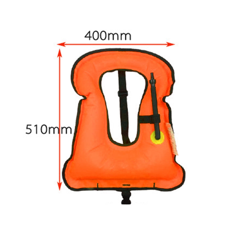 Children Portable Snorkeling Buoyancy Inflatable Vest Life Jacket Swimming Equipment, Size:510*400mm