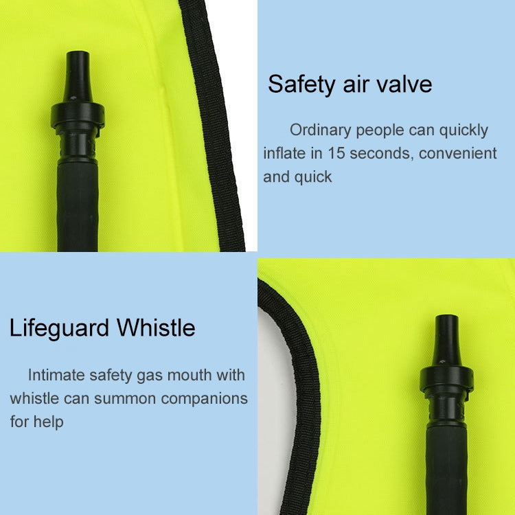 Children Portable Snorkeling Buoyancy Inflatable Vest Life Jacket Swimming Equipment, Size:510*400mm
