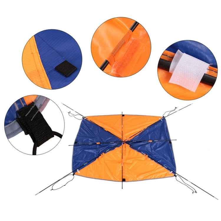 68347 Folding Awning Canoe Rubber Inflatable Boat Parasol Tent for 2 Person,Boat is not Included