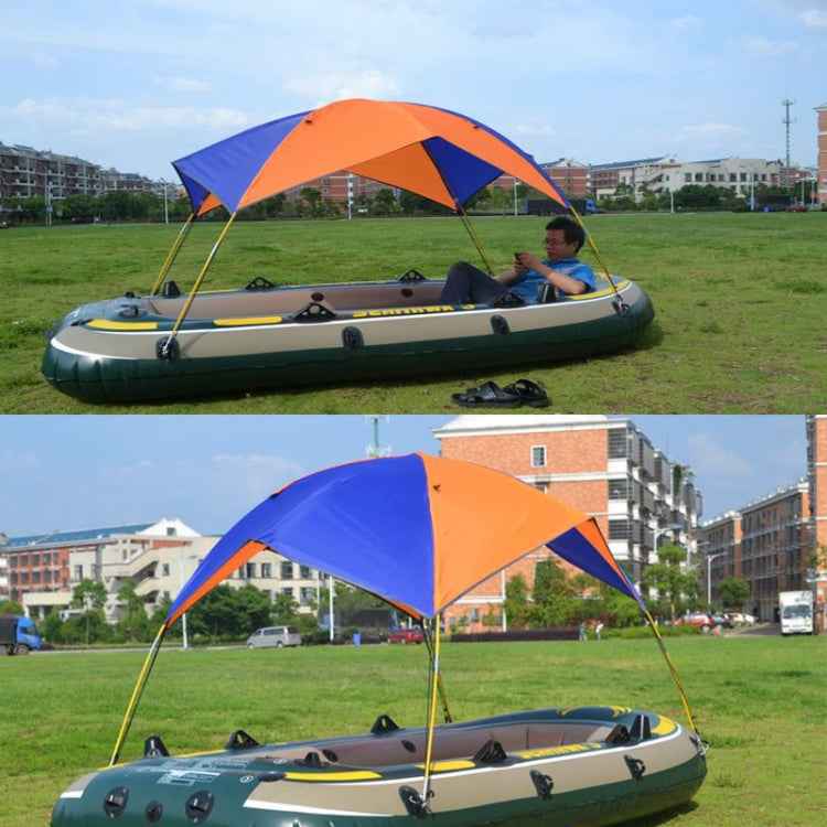 68347 Folding Awning Canoe Rubber Inflatable Boat Parasol Tent for 2 Person,Boat is not Included