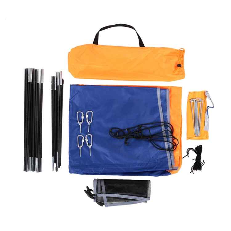 68349 Folding Awning Canoe Rubber Inflatable Boat Parasol Tent for 3 Person,Boat is not Included