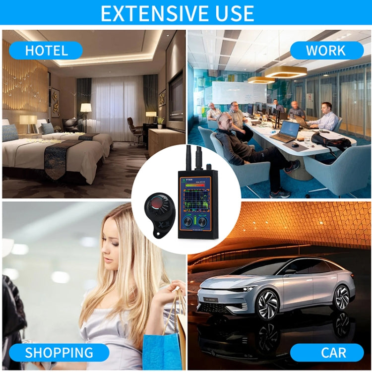 P7000 Radio Wave Detector with LED Display, US Plug