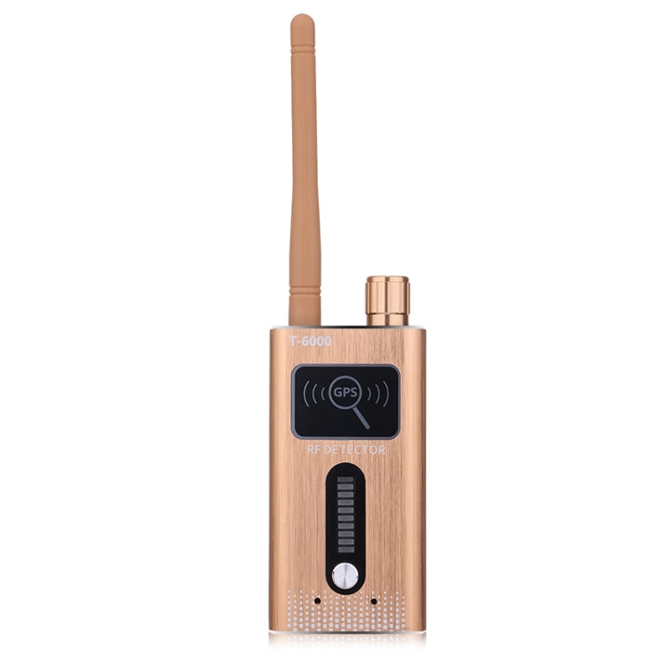 T-6000 GPS Signal Lens RF Tracker WiFi GSM Bug Detector, T-6000 Gold