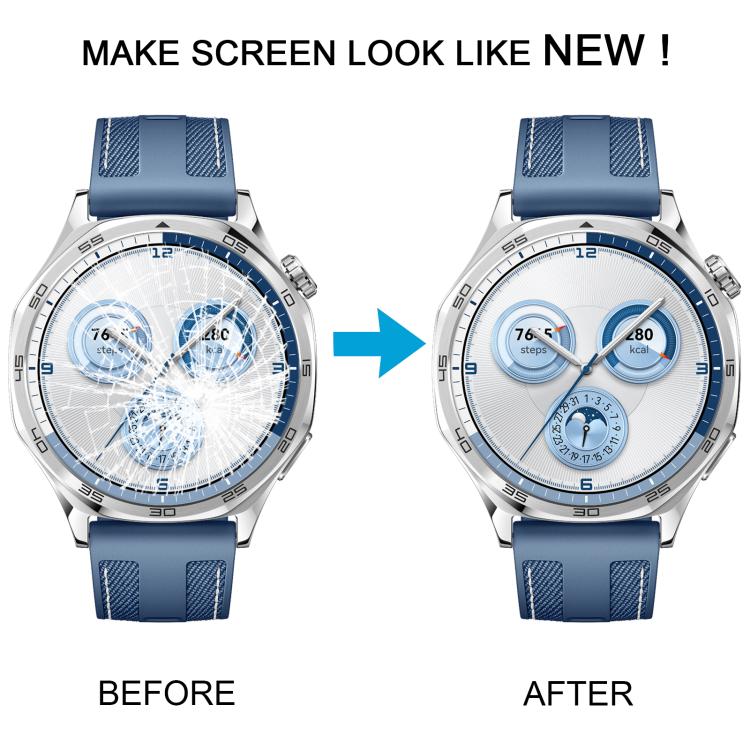 Écran avant en verre extérieur pour Huawei Watch GT 5 46 mm, pour Huawei Watch GT 5 46 mm