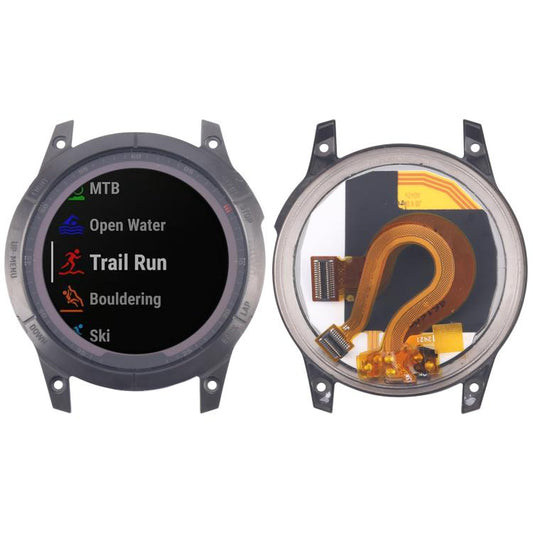 Écran LCD d'origine pour Garmin Fenix 7, assemblage complet avec cadre, pour Garmin Fenix 7 (Original)