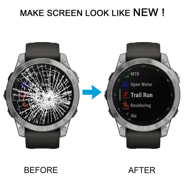 For Garmin Fenix 7 Original LCD Screen Digitizer Full Assembly With Frame