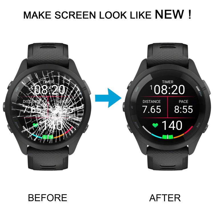 For Garmin Forerunner 265 Original Disassembled LCD Screen Digitizer Full Assembly with Time Scale Dia, For Garmin Forerunner 265