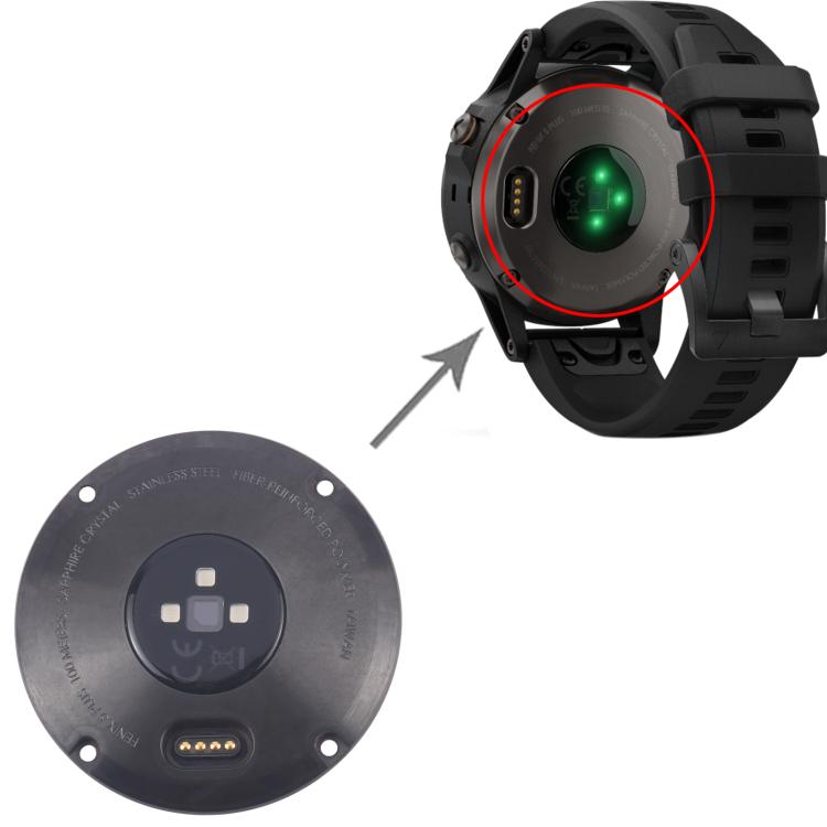 For Garmin Fenix 5 Plus Original Disassembled Back Cover, For Garmin Fenix 5 Plus(Original,Black), For Garmin Fenix 5 Plus(Original,Silver)