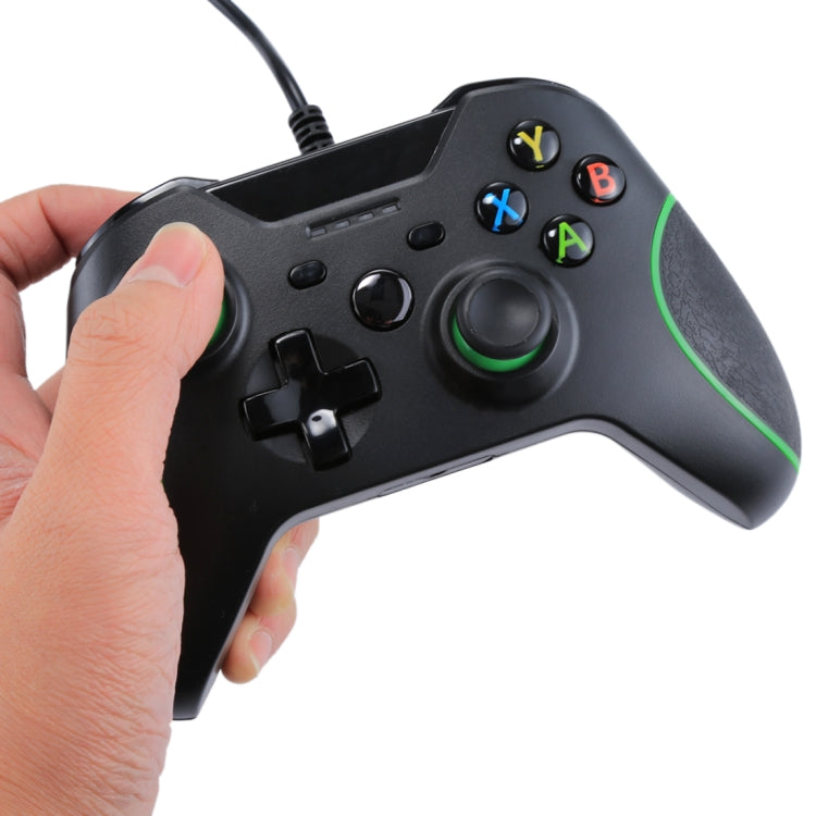 Wired USB Game Controller Gamepad for XBOX ONE Console / PC / Laptop, Cable Length: About 2.1m