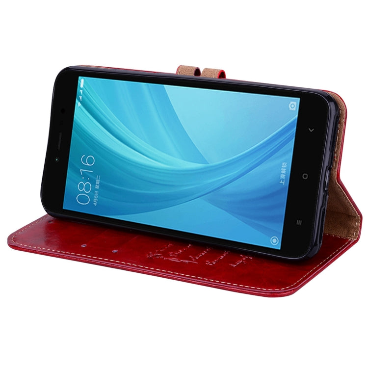 For Xiaomi  Redmi Note 5A Pro / Prime Business Style Oil Wax Texture Horizontal Flip Leather Case with Holder & Card Slots & Wallet & Lanyard