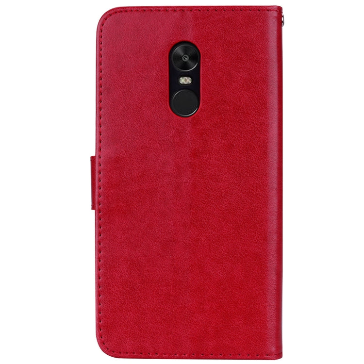 For Xiaomi Redmi Note 4X Roses Pressed Flowers Pattern Flip Leather Case with Holder & Card Slots & Wallet, For Xiaomi Redmi Note 4X