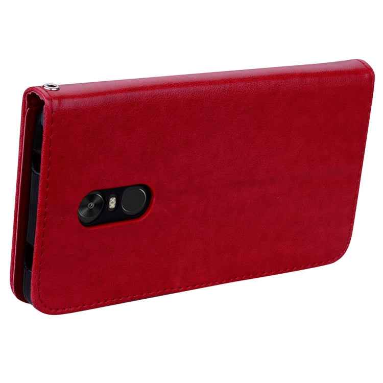 For Xiaomi Redmi Note 4X Roses Pressed Flowers Pattern Flip Leather Case with Holder & Card Slots & Wallet