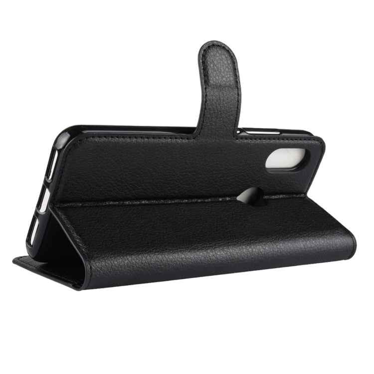 Litchi Texture Horizontal Flip Leather Case for Xiaomi Redmi 6 Pro / Mi A2 Lite, with Wallet & Holder & Card Slots