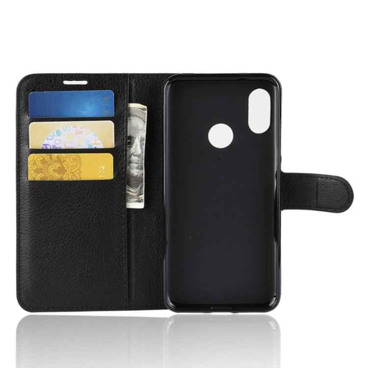 Litchi Texture Horizontal Flip Leather Case for Xiaomi Redmi 6 Pro / Mi A2 Lite, with Wallet & Holder & Card Slots