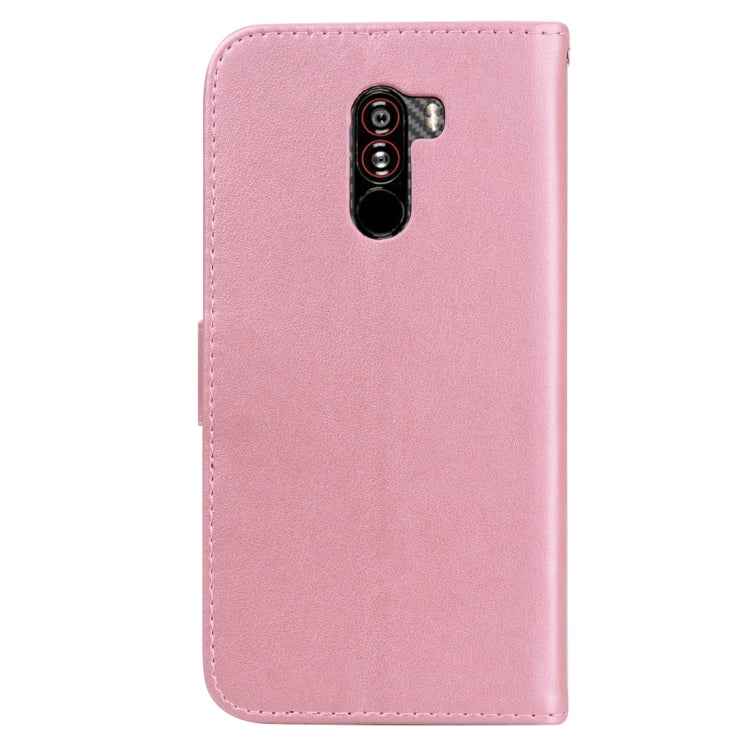 Rose Embossed Horizontal Flip PU Leather Case for Xiaomi Pocophone F1 , with Holder & Card Slots & Wallet