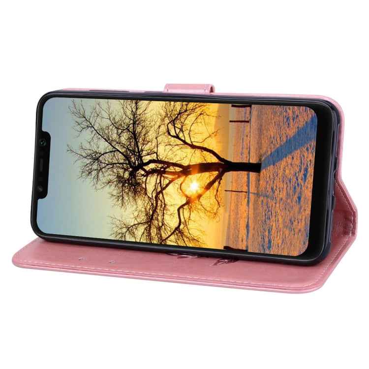 Rose Embossed Horizontal Flip PU Leather Case for Xiaomi Pocophone F1 , with Holder & Card Slots & Wallet