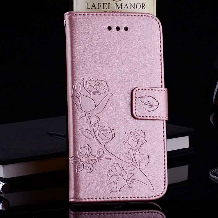 Rose Embossed Horizontal Flip PU Leather Case for Xiaomi Pocophone F1 , with Holder & Card Slots & Wallet