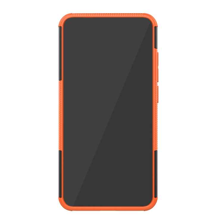 Shockproof  PC + TPU Tire Pattern Case for Xiaomi Mi 8 Lite, with Holder