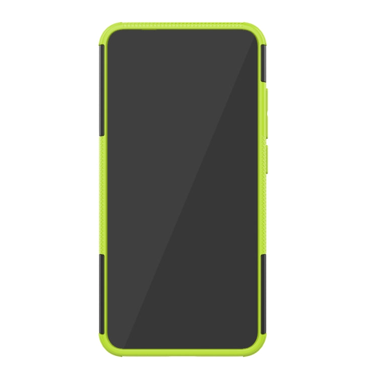 Shockproof PC + TPU Tire Pattern Case for Xiaomi Mi 8 Lite, with Holder, For Xiaomi Mi 8 Lite
