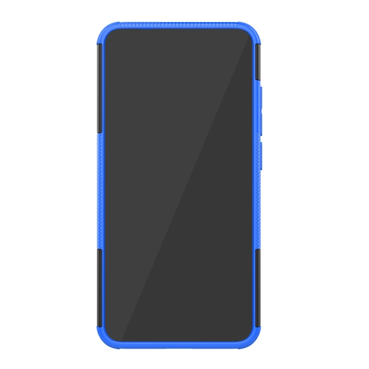 Shockproof PC + TPU Tire Pattern Case for Xiaomi Mi 8 Lite, with Holder, For Xiaomi Mi 8 Lite