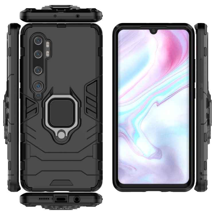 For Xiaomi Mi CC9 Pro / Mi Note 10 / Mi Note 10 Pro PC + TPU Shockproof Protective Case with Magnetic Ring Holder