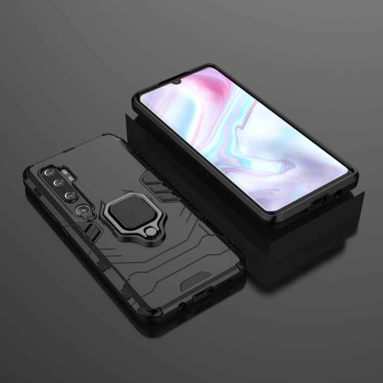 For Xiaomi Mi CC9 Pro / Mi Note 10 / Mi Note 10 Pro PC + TPU Shockproof Protective Case with Magnetic Ring Holder