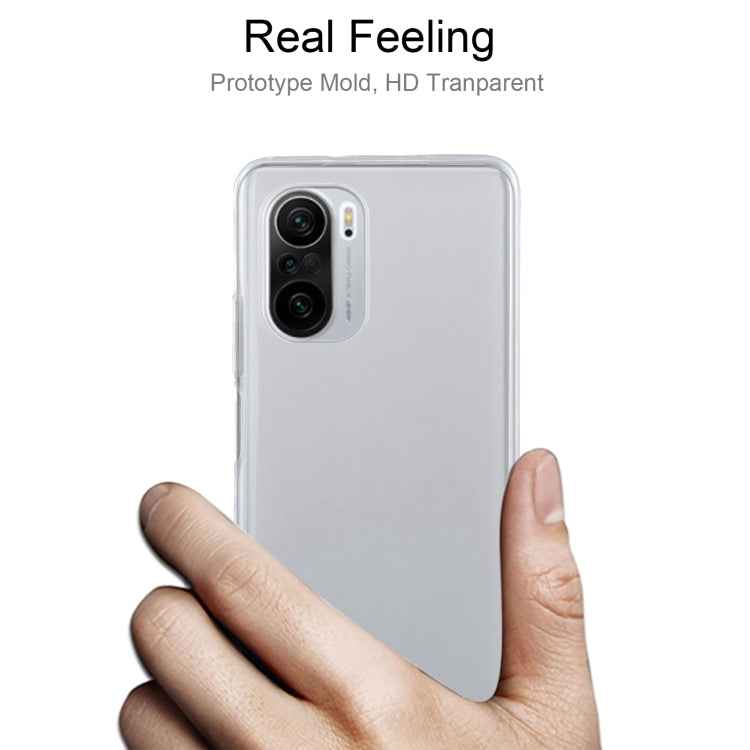 For Xiaomi Redmi K40 0.75mm Ultra-thin Transparent TPU Soft Protective Case