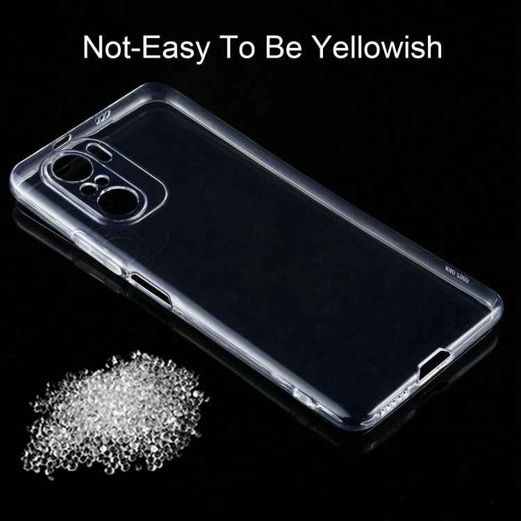 For Xiaomi Redmi K40 0.75mm Ultra-thin Transparent TPU Soft Protective Case