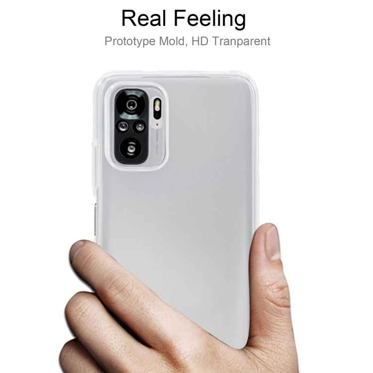 For Xiaomi Redmi Note 10 0.75mm Ultra-thin Transparent TPU Soft Protective Case