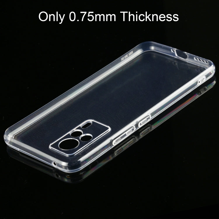 For Xiaomi Redmi Note 10 0.75mm Ultra-thin Transparent TPU Soft Protective Case