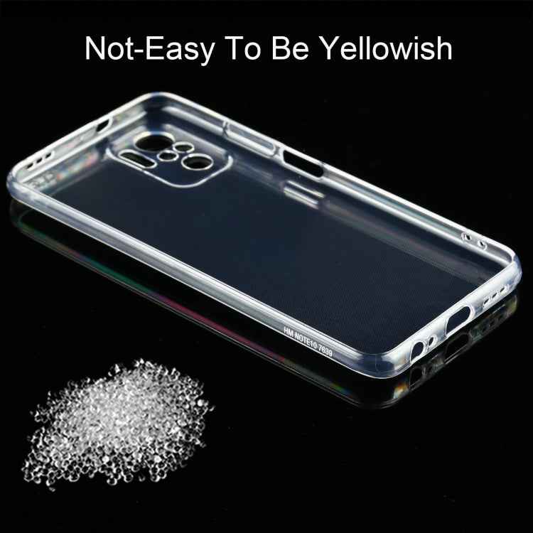 For Xiaomi Redmi Note 10 0.75mm Ultra-thin Transparent TPU Soft Protective Case