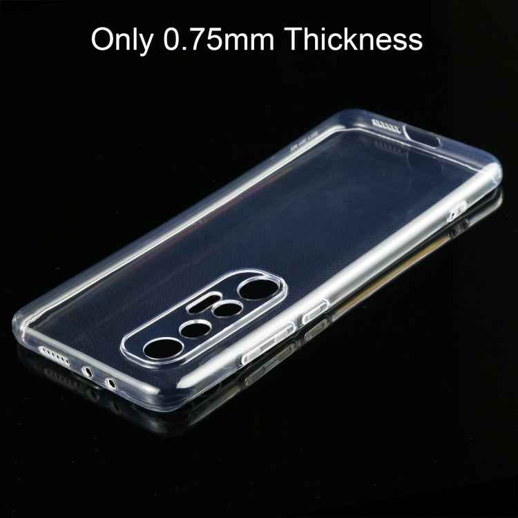 For Xiaomi Mi 10S 0.75mm Ultra-thin Transparent TPU Soft Protective Case