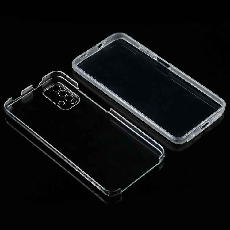 For Xiaomi Redmi Note 9 4G PC+TPU Ultra-Thin Double-Sided All-Inclusive Transparent Mobile Phone Case